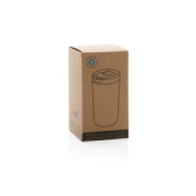 Nepriepustný termohrnček na zámok z RCS recykl. ocele - XD Collection