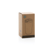 Nepriepustný termohrnček na zámok z RCS recykl. ocele - XD Collection