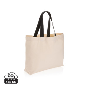 Nefarbená veľká taška Impact z 240g recykl. canvas AWARE™