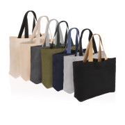Nefarbená veľká taška Impact z 240g recykl. canvas AWARE™ - XD Collection