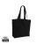 Nefarbená taška s vreckom Impact z 240g recykl. canvas AWARE - XD Collection, farba - čierna