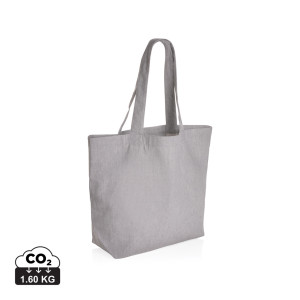Nefarbená taška s vreckom Impact z 240g recykl. canvas AWARE