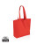 Nákupná taška s vreckom Impact z 285g recykl. canvas - XD Collection, farba - luscious red