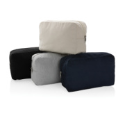 Nefarbená toaletná taška Impact z 285g recykl. canvas AWARE™ - XD Collection