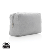 Nefarbená toaletná taška Impact z 285g recykl. canvas AWARE™ - XD Collection