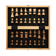 Prémiový drevený šach v skladacej šachovnici - XD Collection
