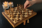 Prémiový drevený šach v skladacej šachovnici - XD Collection