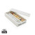 Drevená sada domino/mikádo v krabičke - XD Collection, farba - biela