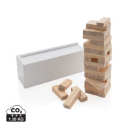 FSC® skladacia veža z drevených kvádrov v krabičke