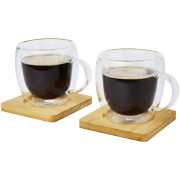 Sklenený dvojstenný téglik Manti s objemom 250 ml - Seasons