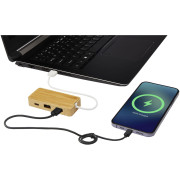 Bambusový USB rozbočovač Tapas