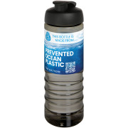 Športová fľaša s odklápacím viečkom H2O Active® Eco Treble s objemom 750 ml