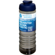 Športová fľaša s odklápacím viečkom H2O Active® Eco Treble s objemom 750 ml