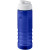 Športová fľaša s odklápacím viečkom H2O Active® Eco Treble s objemom 750 ml, farba - modrá