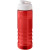 Športová fľaša s odklápacím viečkom H2O Active® Eco Treble s objemom 750 ml, farba - červená