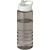 Športová fľaša s výlevkovitým viečkom s objemom 750 ml H2O Active® Eco Treble, farba - charcoal