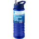 Športová fľaša s výlevkovitým viečkom s objemom 750 ml H2O Active® Eco Treble