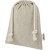 Malá darčeková taška z recyklovanej bavlny Pheebs 150 gm² GRS s objemom 0,5 l, farba - vřesová přírodní