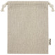 Malá darčeková taška z recyklovanej bavlny Pheebs 150 gm² GRS s objemom 0,5 l