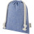 Malá darčeková taška z recyklovanej bavlny Pheebs 150 gm² GRS s objemom 0,5 l, farba - vřesová modř