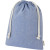 Veľká darčeková taška z recyklovanej bavlny Pheebs 150 gm² GRS s objemom 4 l, farba - vřesová modř