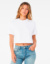 Jersey Crop dámske tričko - Bella+Canvas, farba - white, veľkosť - S