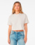 Jersey Crop dámske tričko - Bella+Canvas, farba - vintage white, veľkosť - S
