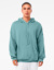 Unisex Sponge Fleece mikina s kapucňou - Bella+Canvas, farba - heather blue lagoon, veľkosť - XL