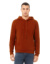 Unisex Sponge Fleece mikina s kapucňou - Bella+Canvas, farba - brick, veľkosť - XS