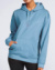 Softstyle Midweight Fleece s kapucňou - Gildan, farba - stone blue, veľkosť - L