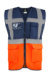 Bezpečnostná vesta - Hamburg - Korntex, farba - navy/orange, veľkosť - S