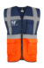 Bezpečnostná vesta "Hamburg" - Korntex, farba - navy/orange, veľkosť - M