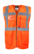 Bezpečnostná vesta - Hamburg - Korntex, farba - orange, veľkosť - S