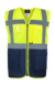 Bezpečnostná vesta - Hamburg - Korntex, farba - yellow/navy, veľkosť - M