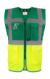 Bezpečnostná vesta "Hamburg" - Korntex, farba - paramedic green/yellow, veľkosť - 5XL