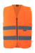 Bezpečnostná vesta so zipsom - Cologne - Korntex, farba - orange, veľkosť - S