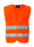 Potlačiteľná bezpečnostná vesta do auta Karlsruhe - Korntex, farba - orange, veľkosť - XL