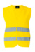 Potlačiteľná bezpečnostná vesta do auta Karlsruhe - Korntex, farba - yellow, veľkosť - XL