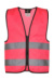 Signálna vesta na zips pre deti "Aalborg" - Korntex, farba - neon pink, veľkosť - 2XS