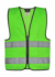 Signálna vesta na zips pre deti "Aalborg" - Korntex, farba - neon green, veľkosť - 2XS