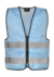 Funkčná vesta na zips pre deti - Aalborg - Korntex, farba - sky blue, veľkosť - 2XS