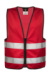 Funkčná vesta na zips pre deti - Aalborg - Korntex, farba - red, veľkosť - 2XS