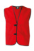 Identifikačná vesta - Leipzig - Korntex, farba - red, veľkosť - M