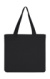 Široká plátená nákupná taška LH - SG - Bags, farba - čierna, veľkosť - M (39x35x12cm)