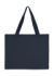 Široká plátená nákupná taška so záhybom LH - SG - Bags, farba - dark blue, veľkosť - XL (49x39x12cm)