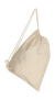 Bavlnený batoh so sťahovacou šnúrkou - SG - Bags, farba - natural, veľkosť - One Size