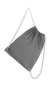 Batoh z recyklovanej bavlny/polyesteru DD - SG - Bags, farba - black heather, veľkosť - One Size