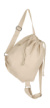 Plátený batoh s popruhmi a šňúrkami - SG - Bags, farba - natural, veľkosť - One Size
