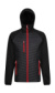 Pánská bunda s kapucňou Navigate Hybrid - Regatta, farba - black/classic red, veľkosť - S