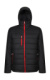 Pánská bunda s kapucňou Navigate Thermal - Regatta, farba - black/classic red, veľkosť - S